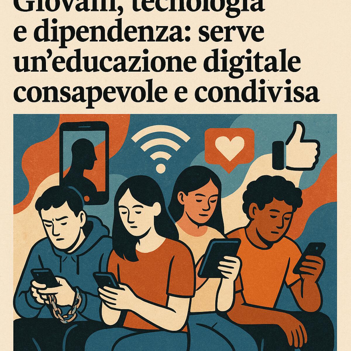 Giovani, tecnologia e dipendenza: serve un'educazione digitale consapevole e condivisa -