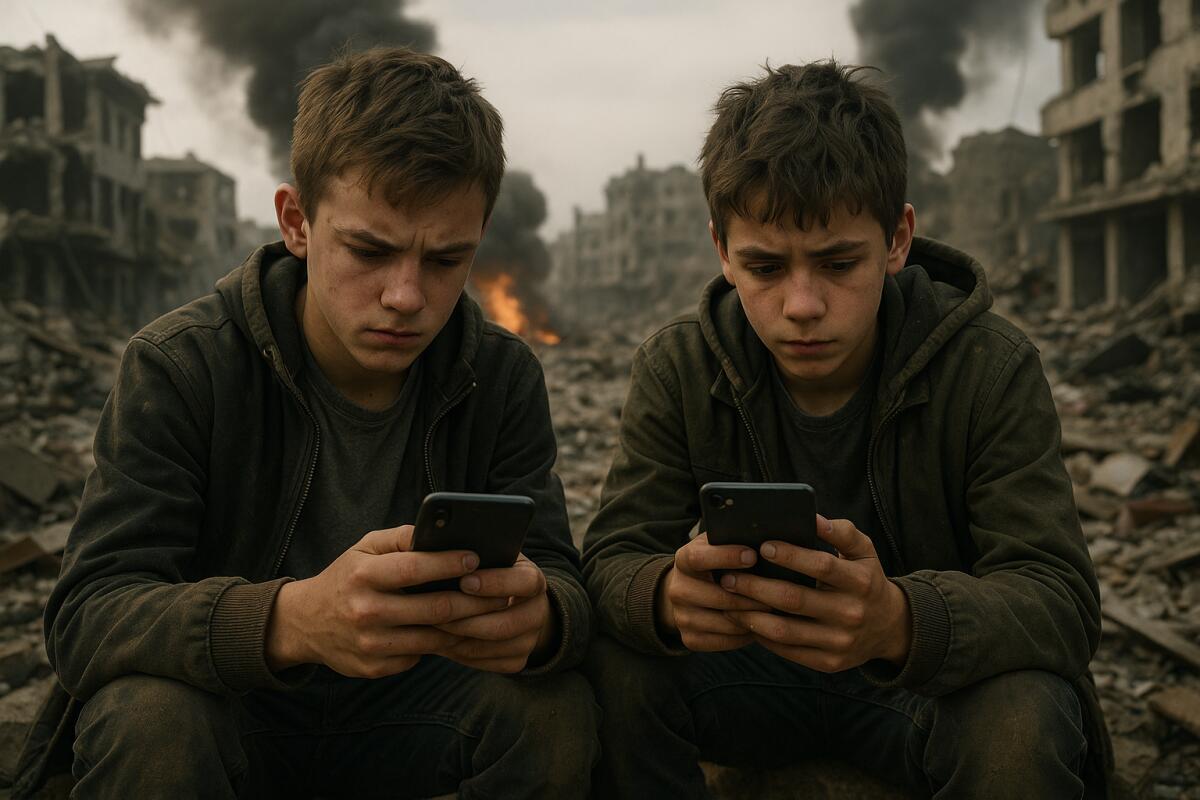 Dalle bombe ai feed, la guerra vista con gli occhi dei ragazzi - 