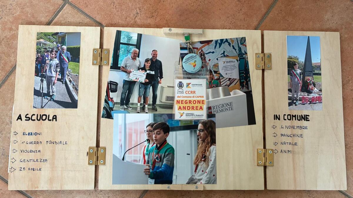 Dal Consiglio Comunale delle Ragazze e dei Ragazzi alla Scuola: L’esperienza di Andrea Negrone, un Giovane Consigliere di Caprie -