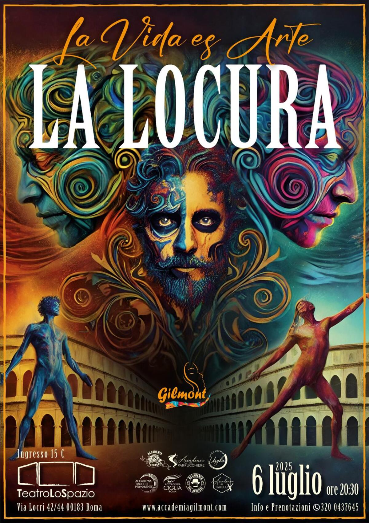 L’Accademia Gilmont mette in scena “La Locura, la follia prende forma” -
