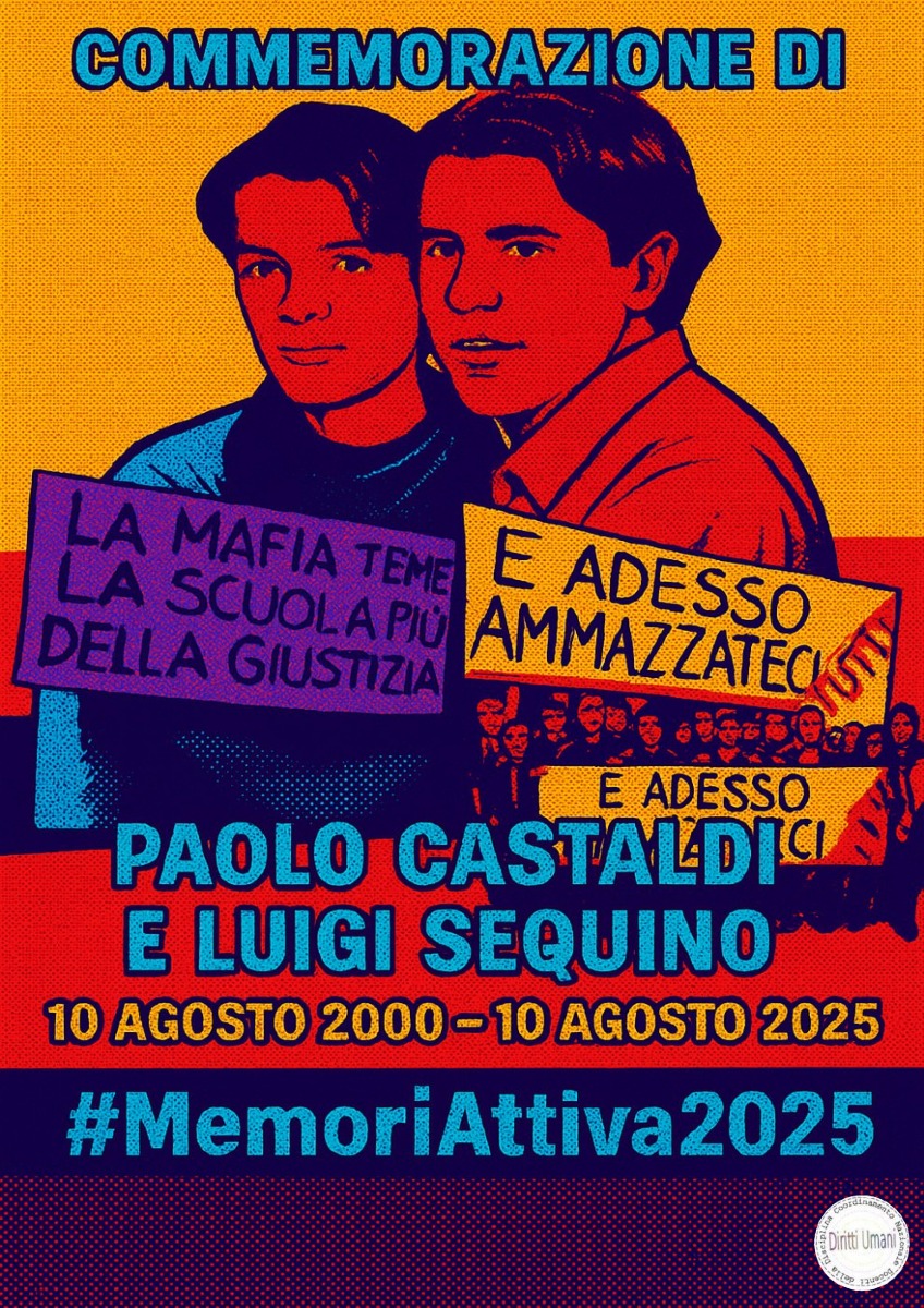In memoria di Luigi Sequino e Paolo Castaldi: il coraggio della memoria contro l’indifferenza -