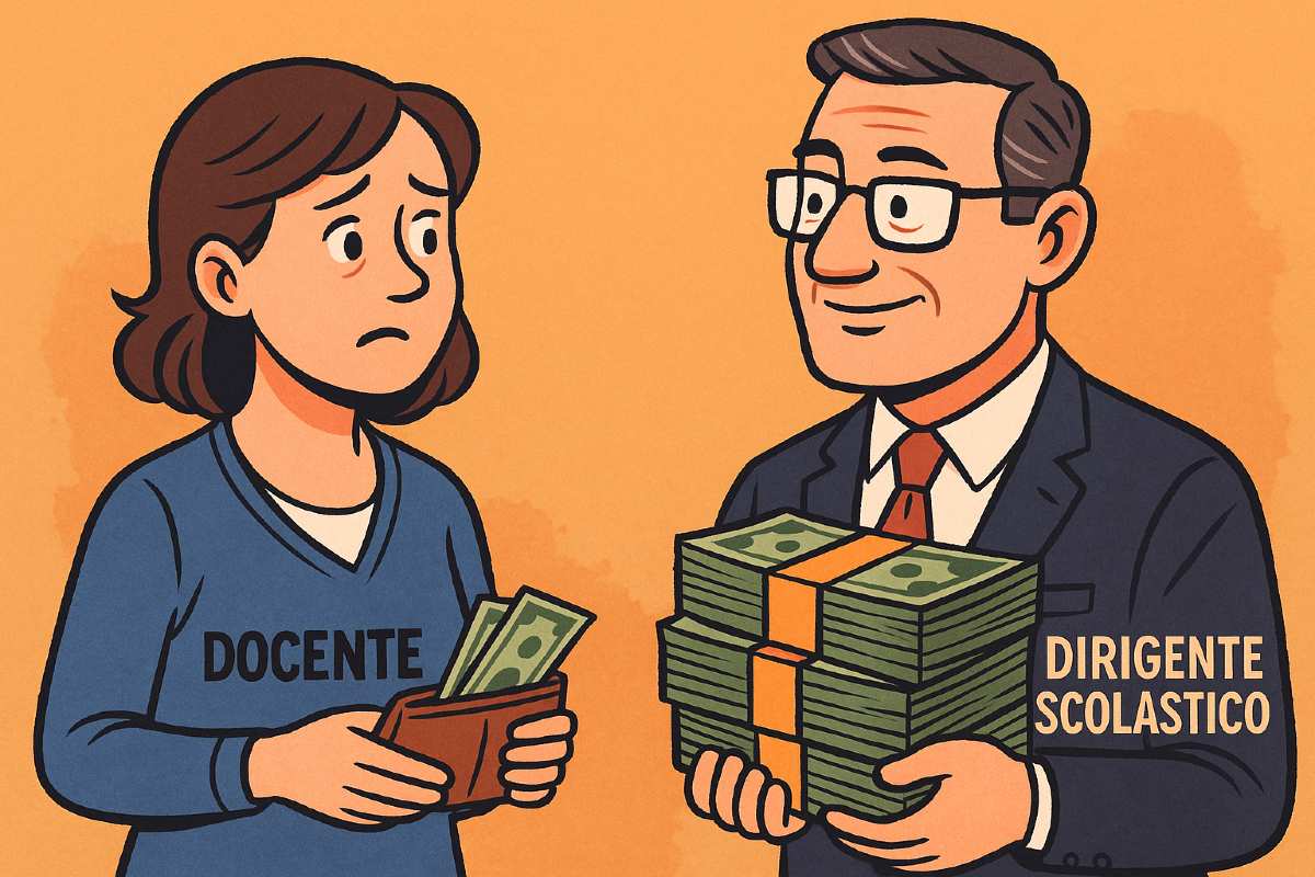 Ma lo stipendio dei docenti è o non è un problema soprattutto per i dirigenti scolastici che guadagnano almeno il doppio? - La Voce della Scuola