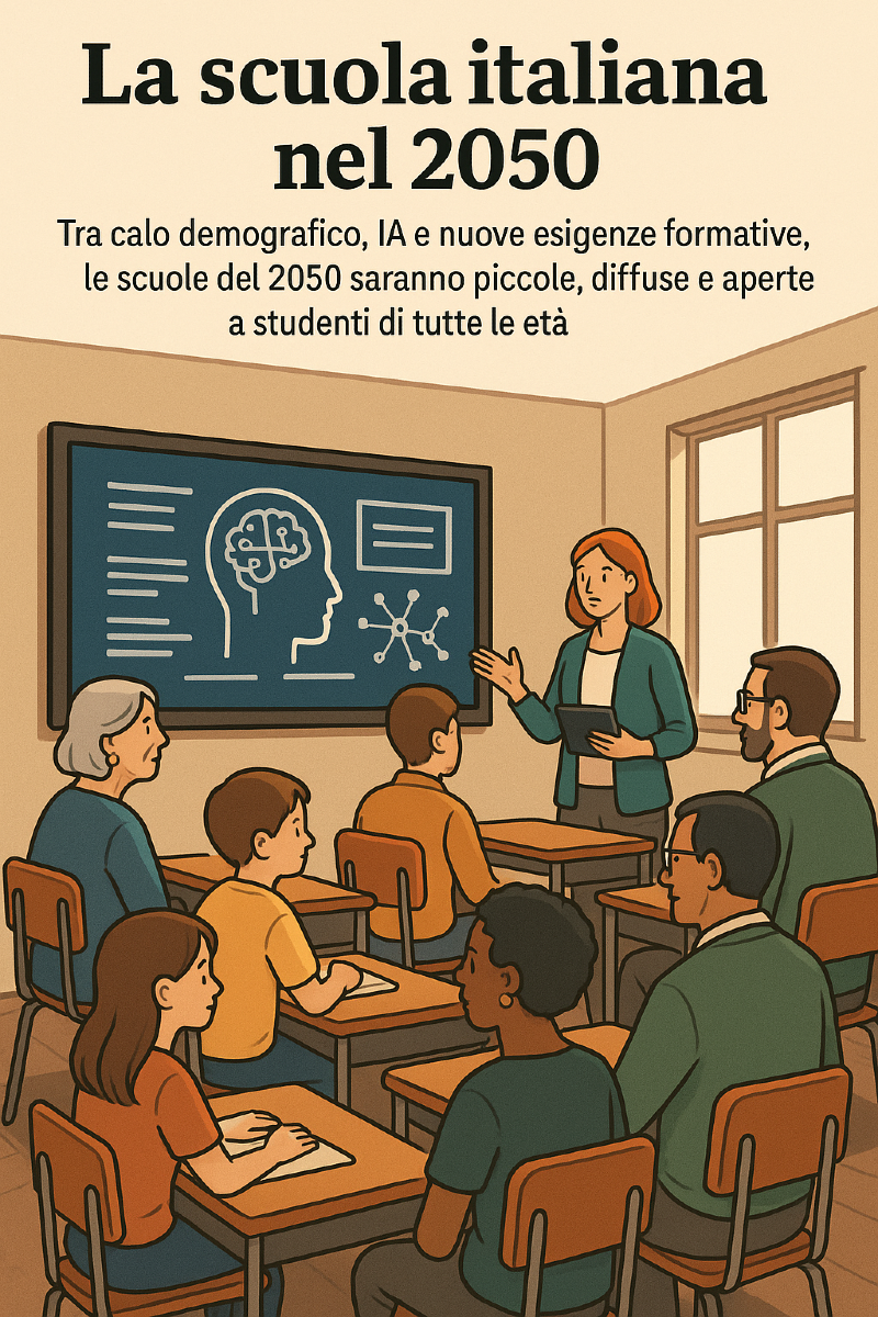 La scuola del 2050: meno bambini, più adulti e intelligenza artificiale in aula - La Voce della Scuola