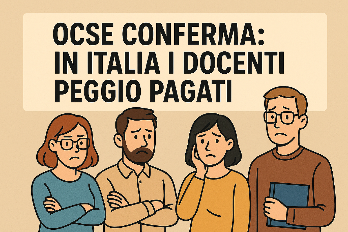 OCSE 2025: docenti italiani ultimi per retribuzioni - La Voce della Scuola