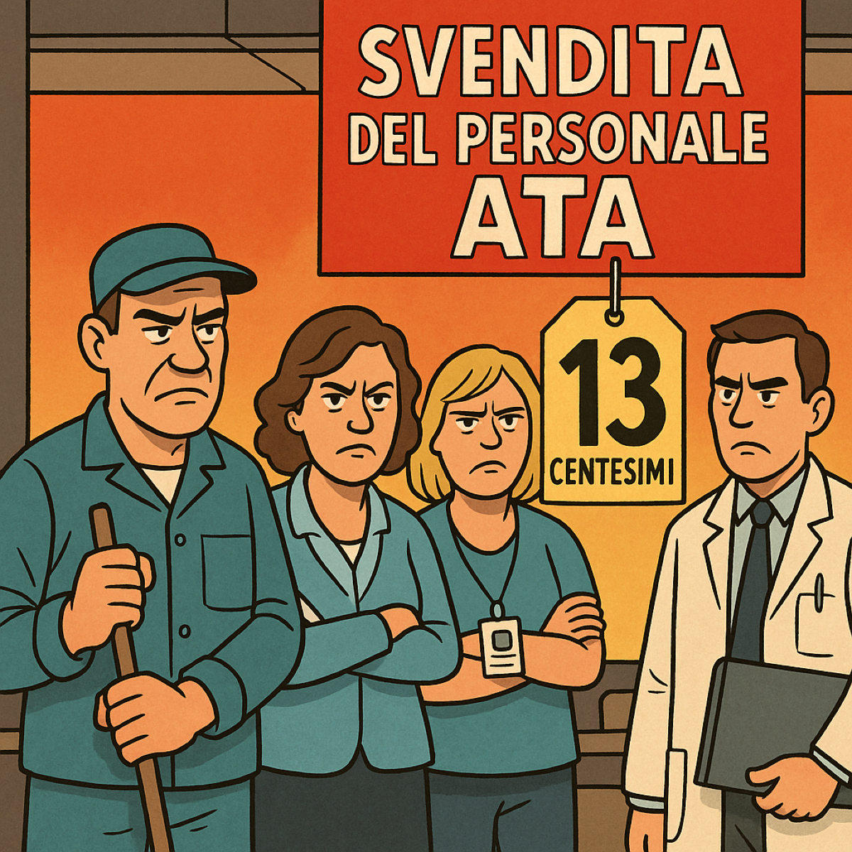 13 centesimi: applausi ad ANQUAP per la svendita del personale ATA. UIL, tutto bene? - 