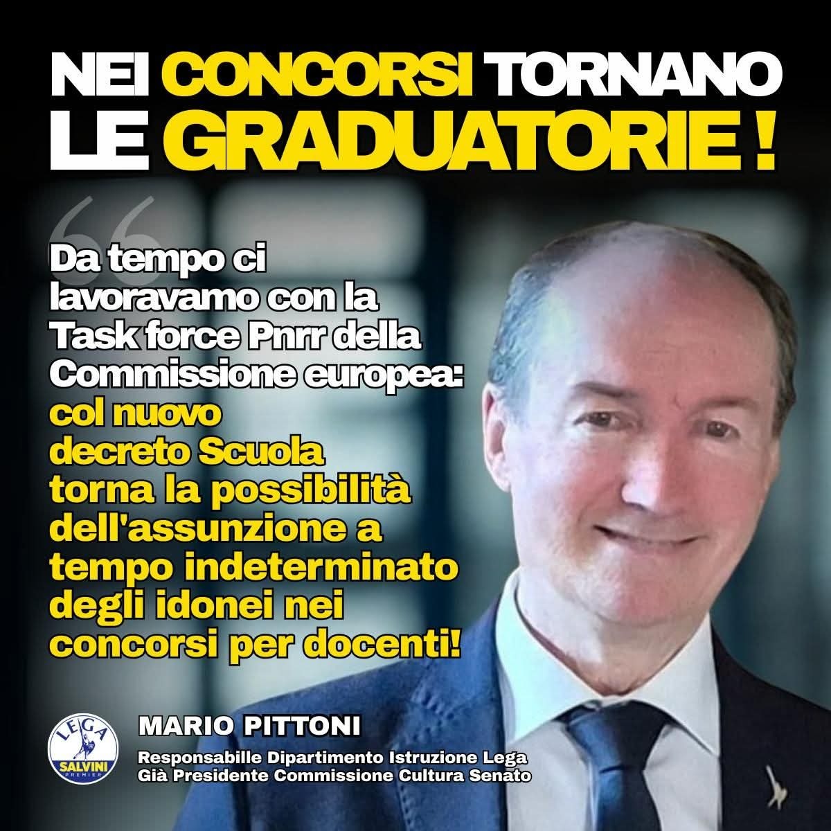 Pittoni (Lega): stop ai selezionifici per docenti precari - la Voce della Scuola