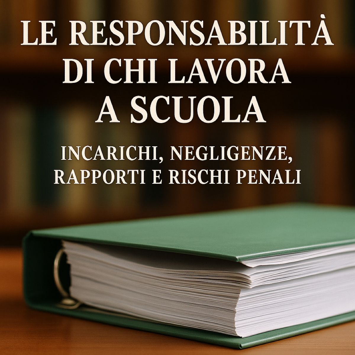 Responsabilità nelle istituzioni scolastiche: doveri, rischi e relazioni professionali -