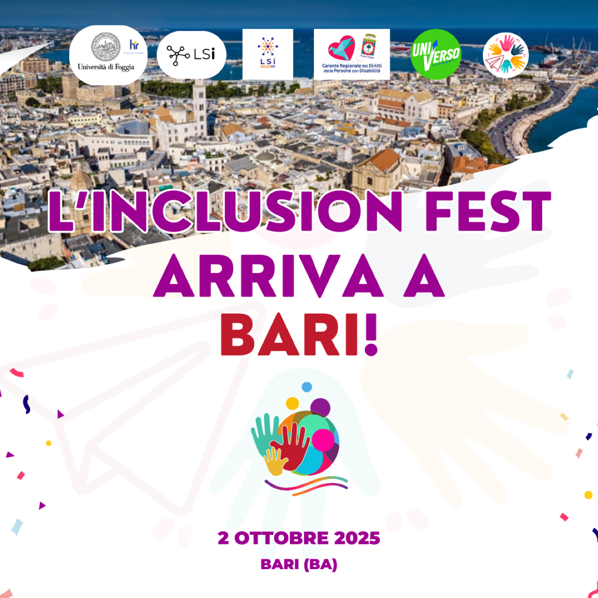 L’Inclusion Fest sbarca a Bari: una giornata di dialogo e inclusione al Teatro Kursaal    - 