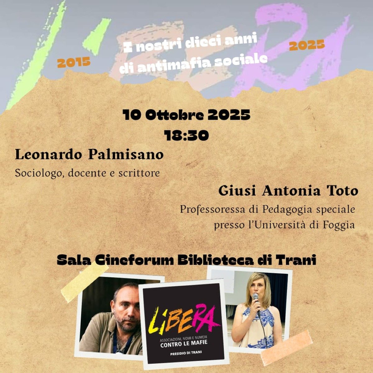 Sistemi educativi e devianza presentato al decennale Libera - 