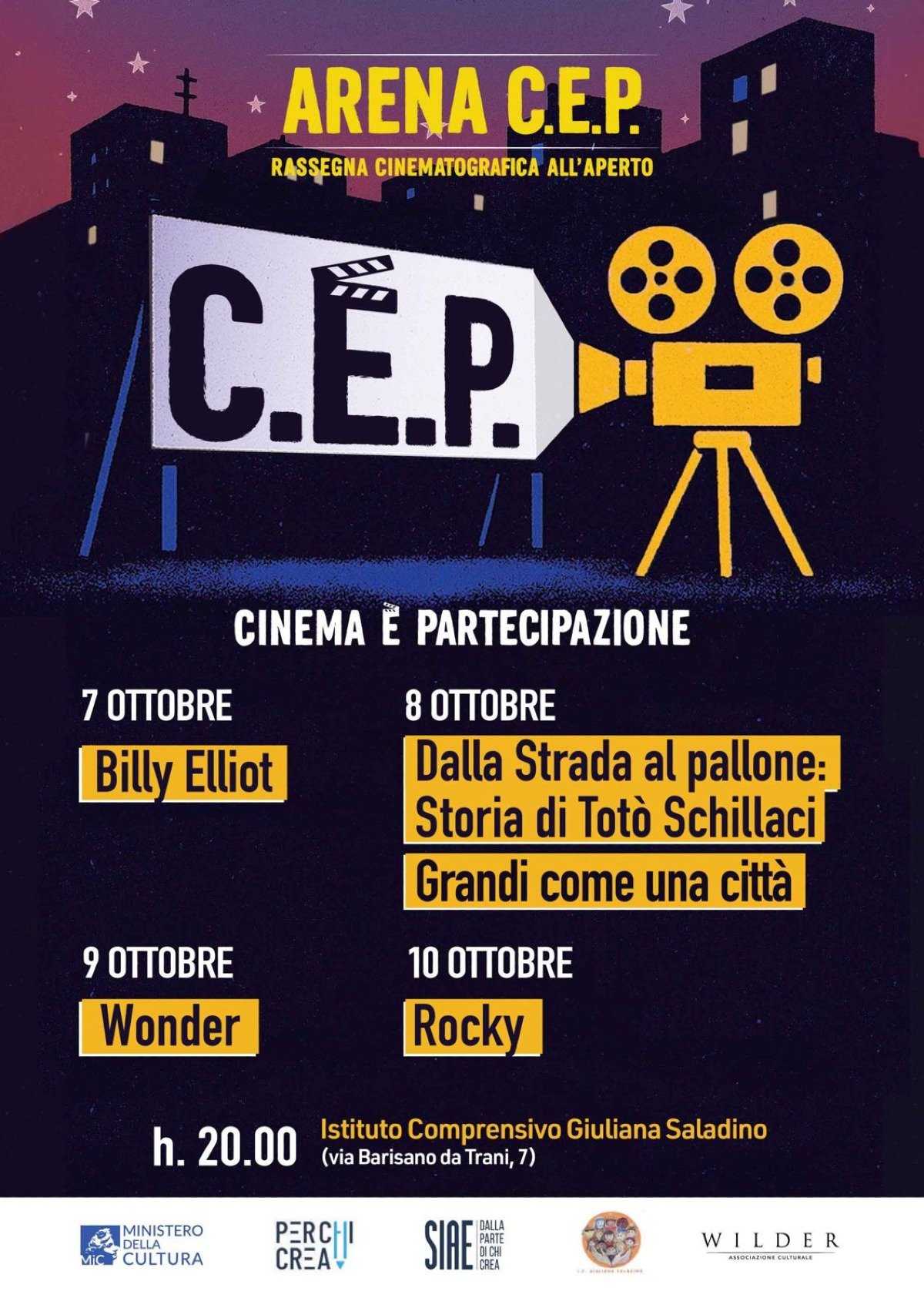 Rassegna cinematografica per ragazzi e famiglie ‘CEP: Cinema è partecipazione’ - 