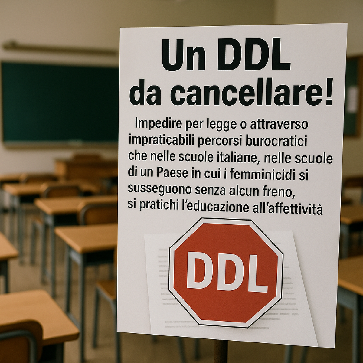 Un DDL da cancellare! -