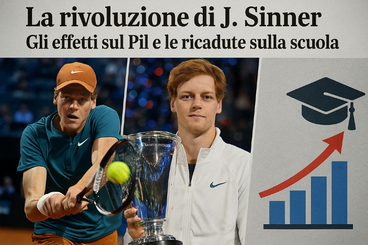 La rivoluzione di J. Sinner. Gli effetti sul Pil e le ricadute sulla scuola -