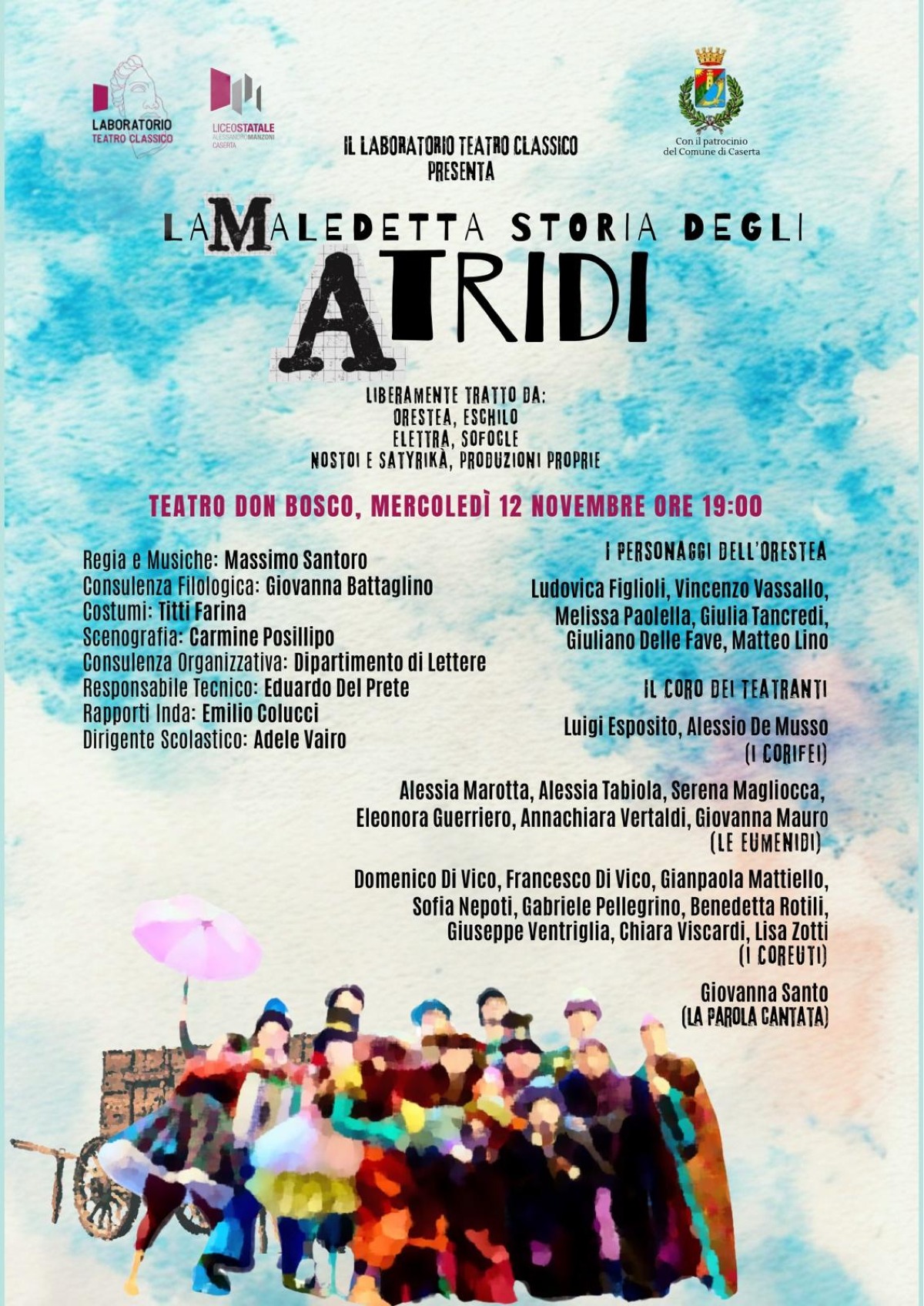 Il liceo Manzoni torna al teatro Don Bosco con "la maledetta storia degli Atridi" - 