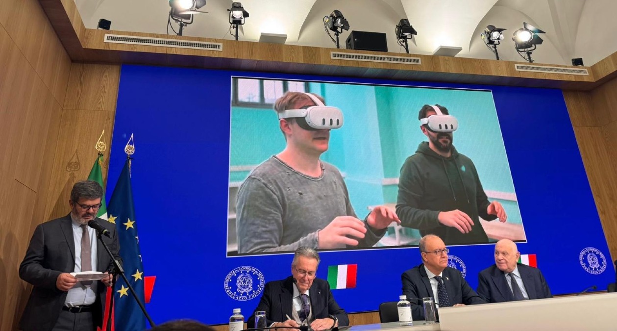 Presentati a Palazzo Chigi i risultati di “Folsom Freedom”: la realtà virtuale entra negli istituti penitenziari italiani per fornire competenze tecniche - 