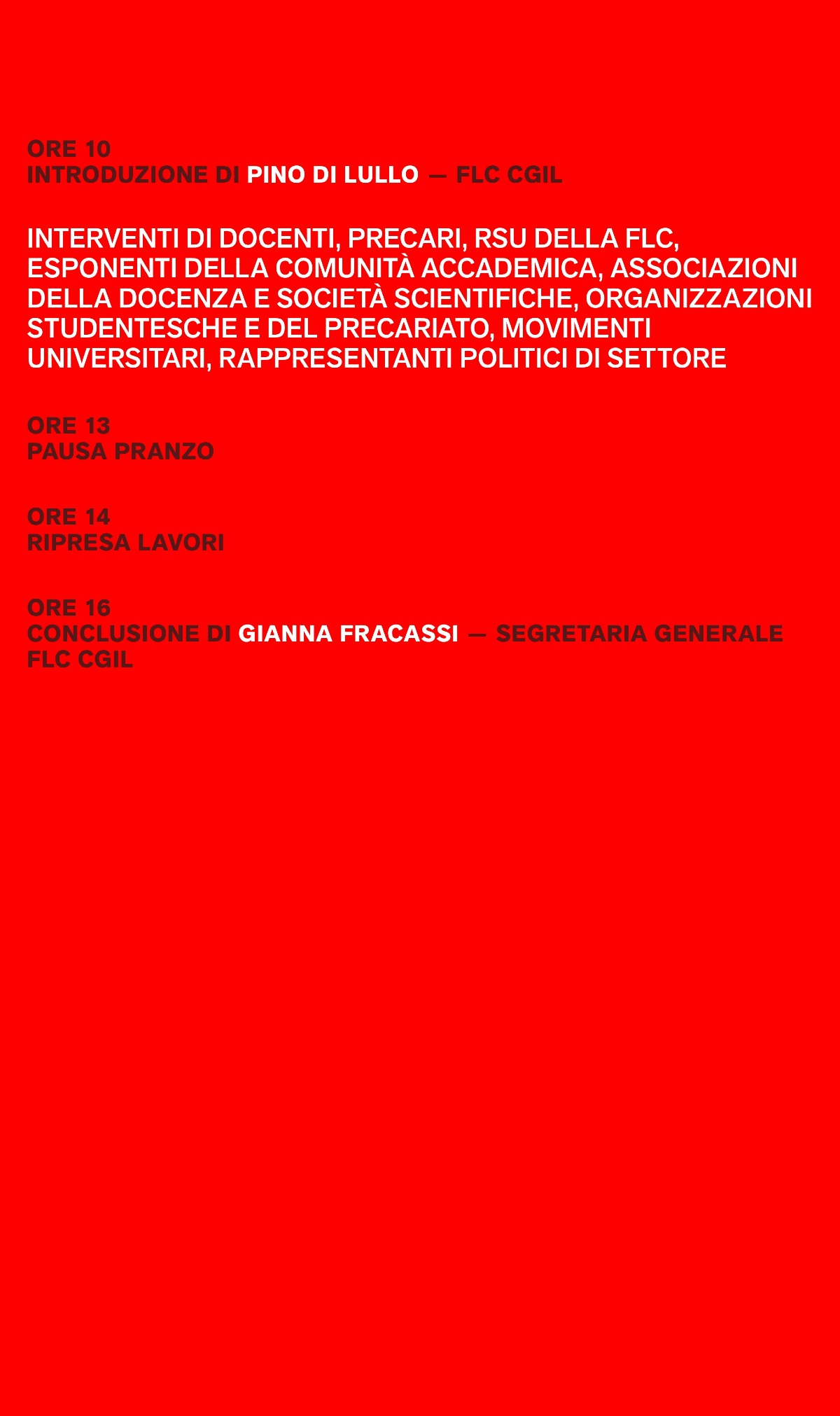 Università, il 20 gennaio iniziativa nazionale FLC CGIL a Napoli - 