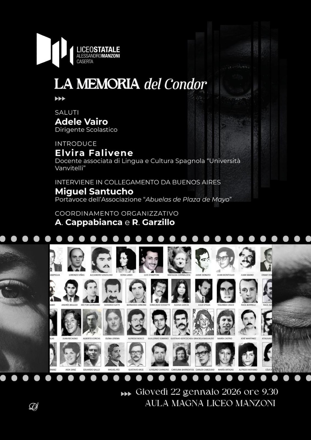 Campus Manzoni, da Buenos Aires a Caserta, il dramma dei desaparecidos - 