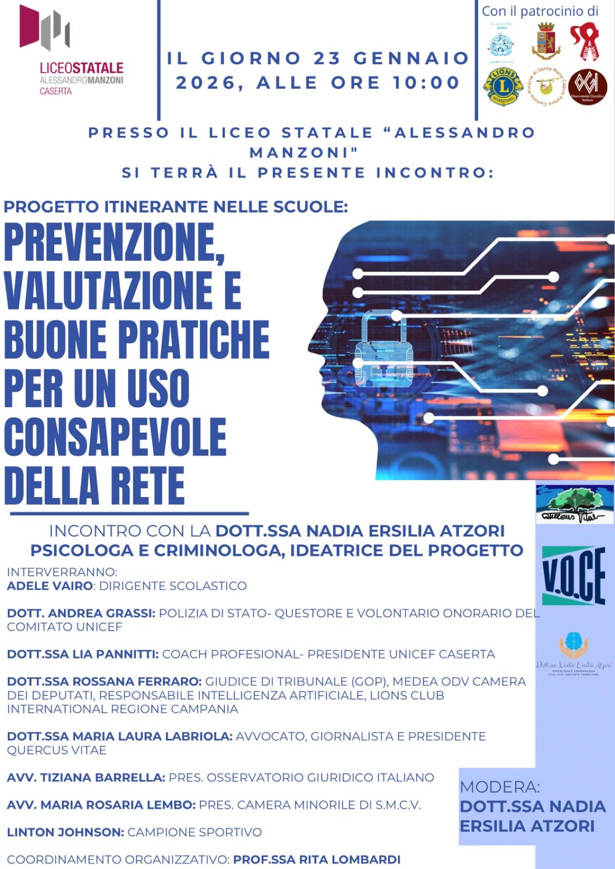  Educazione digitale e legalità: al Liceo "Manzoni" di Caserta un fronte comune contro il disagio minorile - 