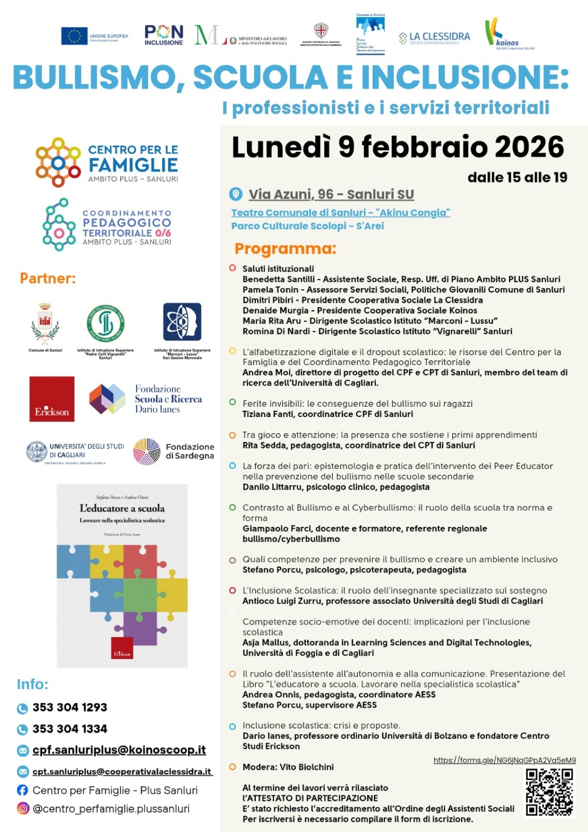 Bullismo, scuola e inclusione: a Sanluri un convegno per rafforzare la rete educativa territoriale - 