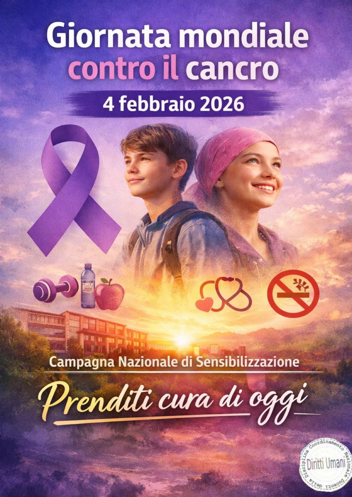 4 febbraio, Giornata mondiale contro il cancro: campagna nazionale di sensibilizzazione "Prenditi cura di oggi, proteggi il tuo domani" - 