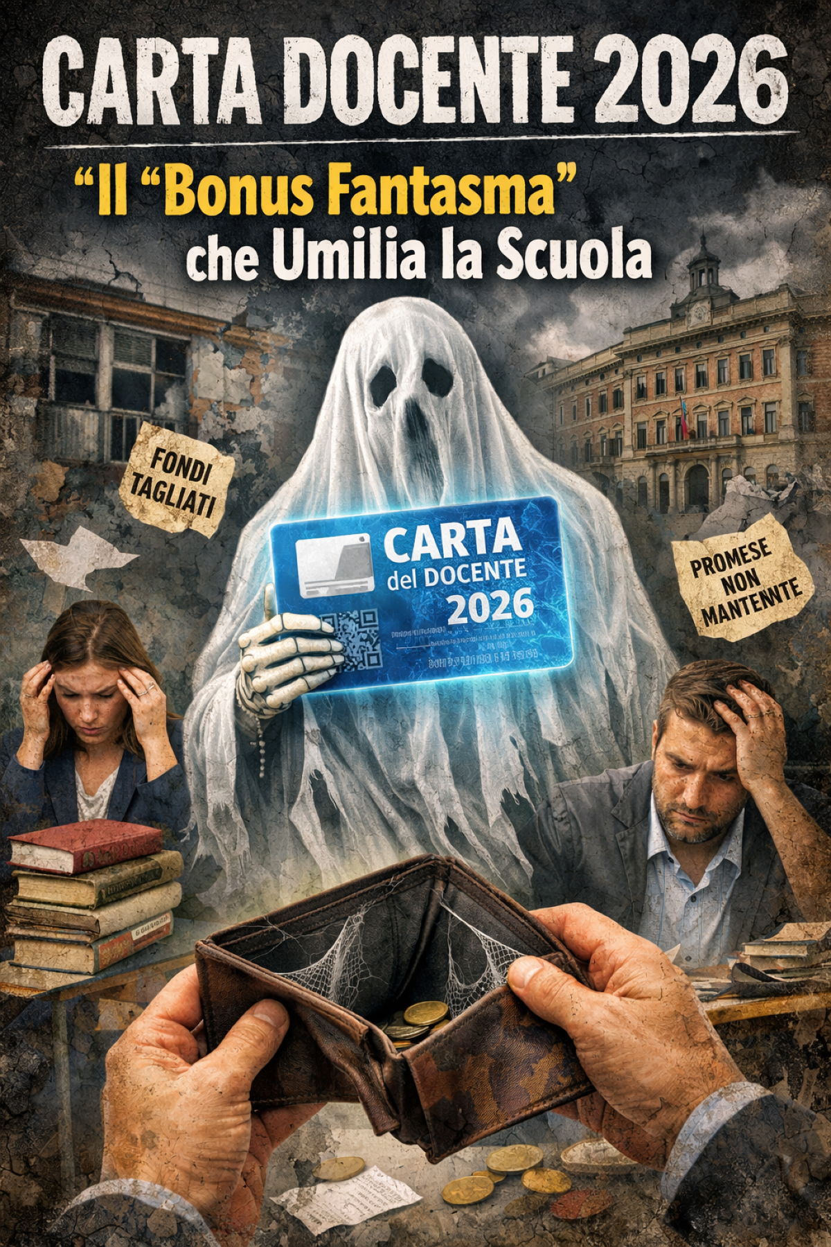 Carta Docente 2026- Il "Bonus Fantasma" che Umilia la Scuola - 