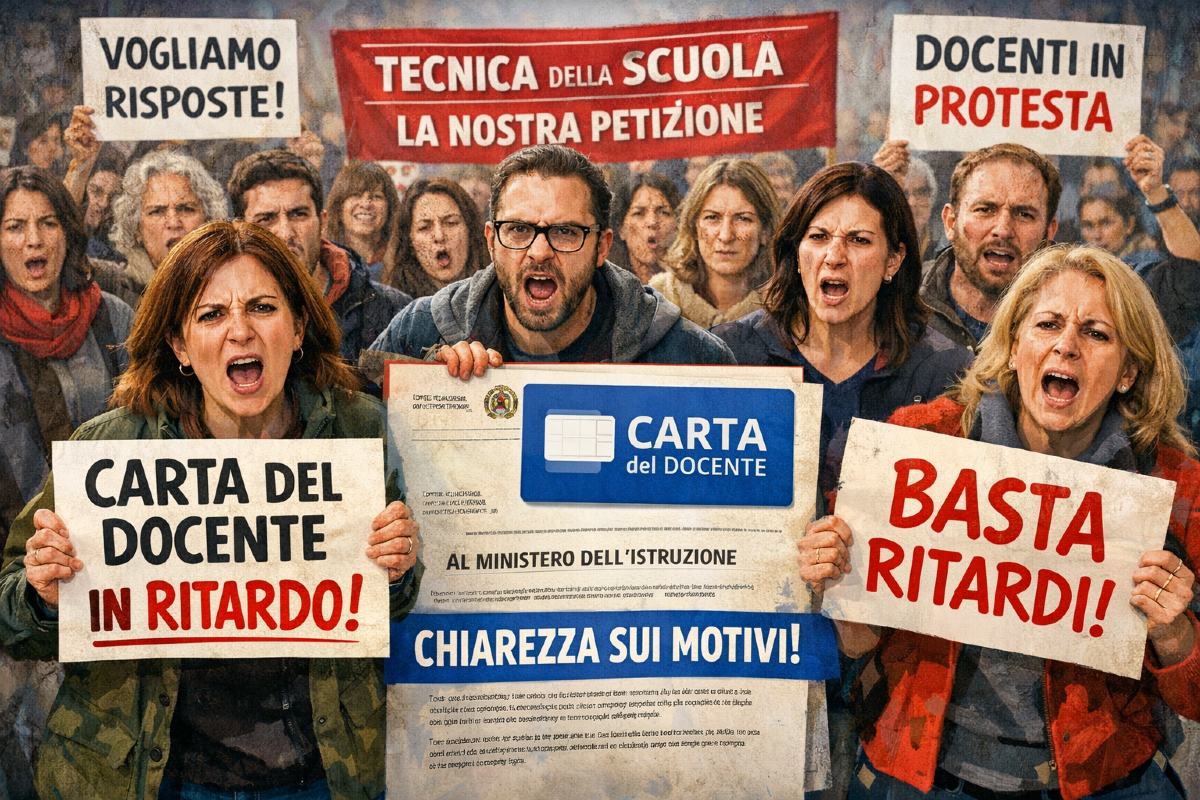 Carta del docente in ritardo, cresce il malcontento tra gli insegnanti. La petizione della ‘Tecnica della Scuola’: il Ministero chiarisca i motivi - 