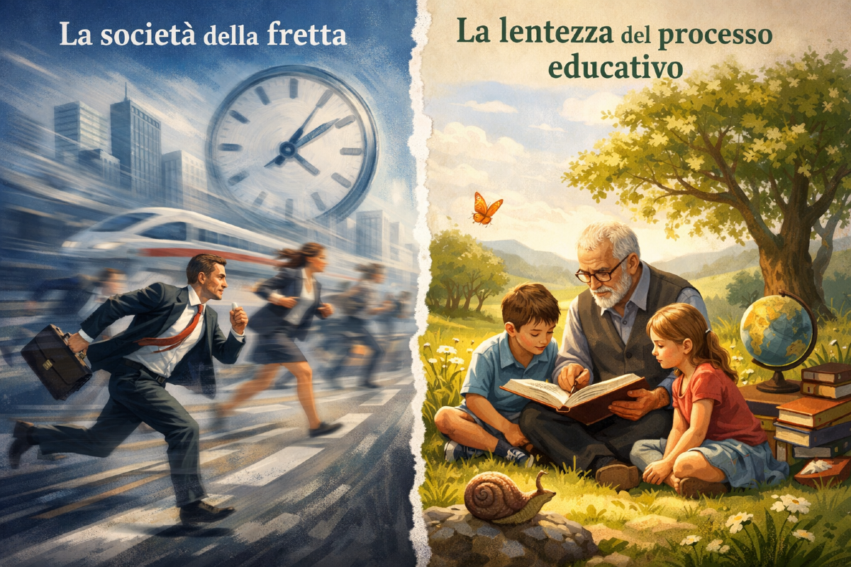 La società della fretta. Dall’altra parte la lentezza del processo educativo - 