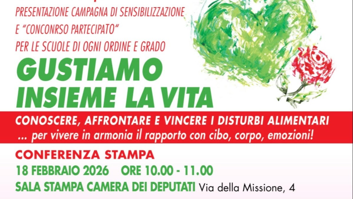 Disturbi alimentari: alla Camera si presenta la campagna di sensibilizzazione di Donna Donna APS Gustiamo Insieme la Vita - 