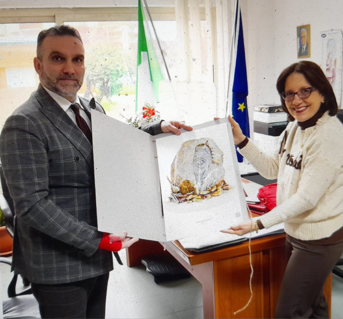 L’Istituto Gatti-Manzoni-Augruso verso la nuova denominazione “Diano-Ferlaino”, il cavaliere Raffaele Mazza dona un’opera alla scuola - 