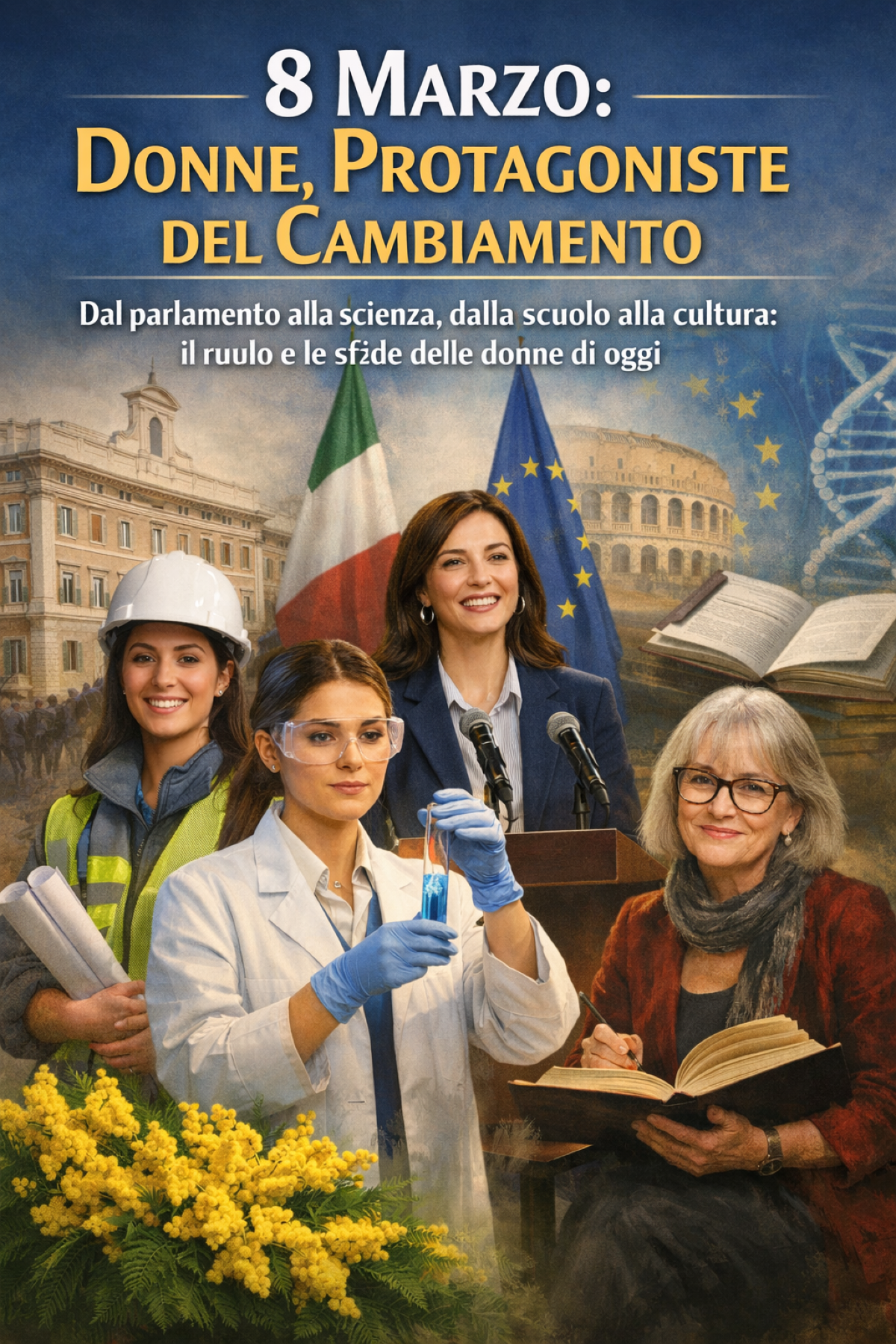 8 marzo: donne, diritti e futuro. Il ruolo femminile nelle istituzioni, nella scuola e nella scienza - 