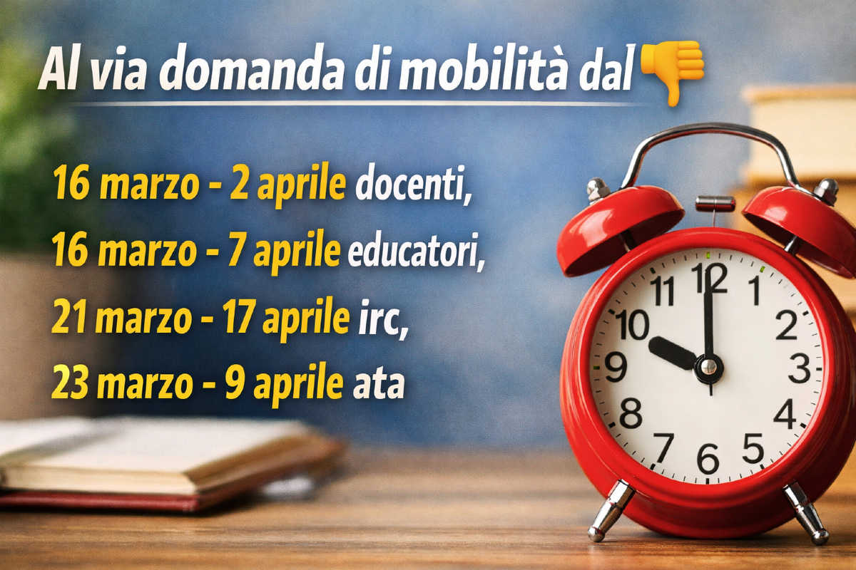 Mobilità docenti: si comincia il 16 marzo - La Voce della Scuola