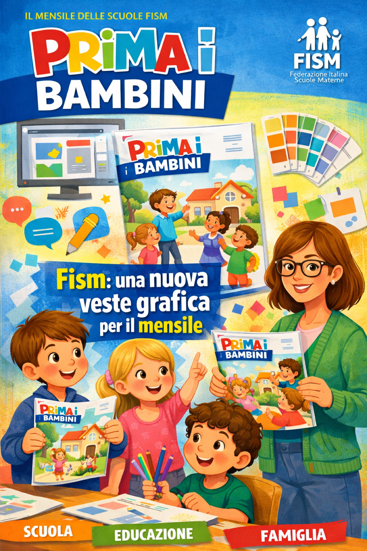 Fism: una nuova veste grafica per il mensile “Prima i Bambini” - 