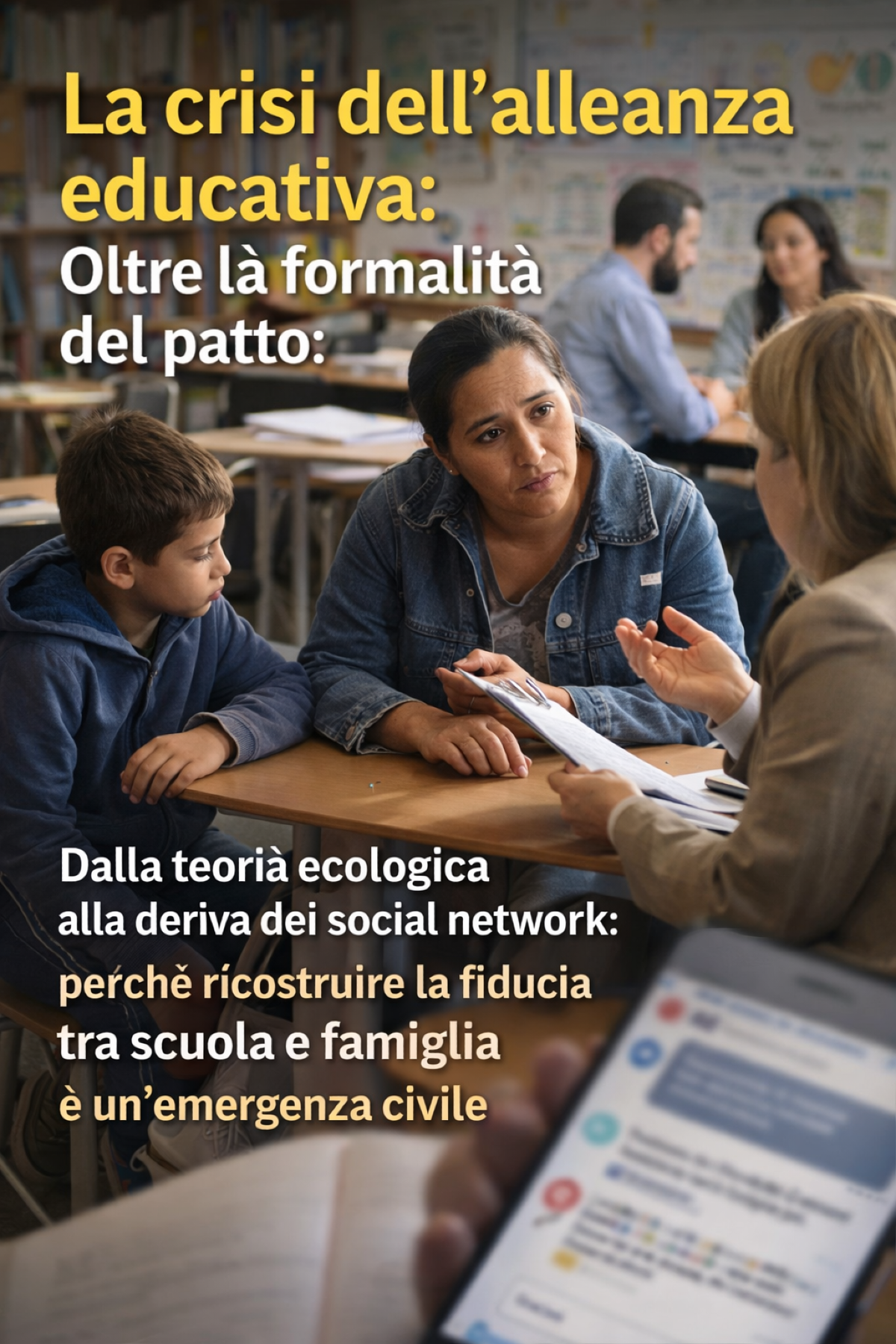 La crisi dell'alleanza educativa: oltre la formalità del patto - 
