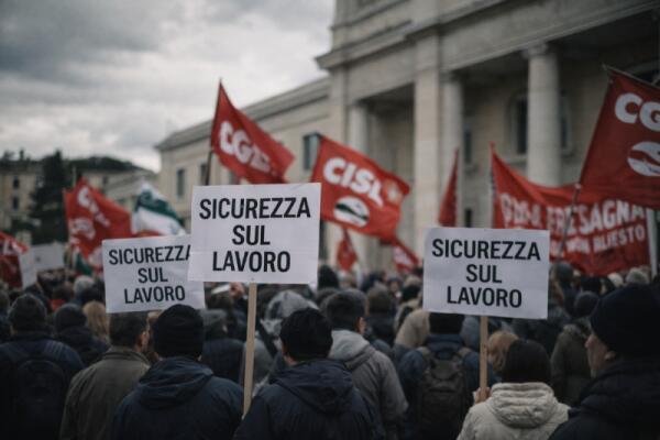 Trescore Balneario. Se fosse saltato un ponteggio