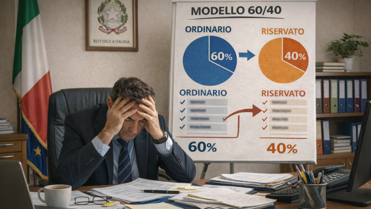 Dirigenti Scolastici, il "modello 60/40" è legge. Nelle regioni del Nord, con l’ordinario esaurito, i posti passano al riservato senza "debiti" futuri. - 