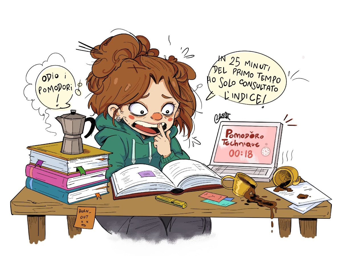 Cronache di una maturata: la trappola del “burnout” - clotyart