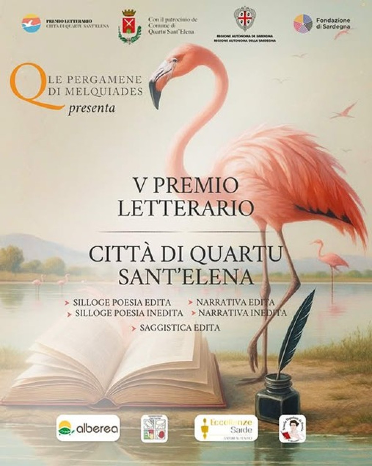 V Premio Letterario “Città di Quartu Sant’Elena”: aperte le iscrizioni al concorso nazionale - 