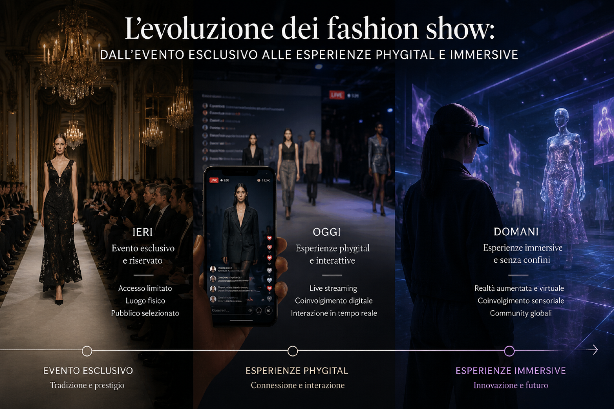L'evoluzione dei fashion show: dall'evento esclusivo alle esperienze phygital e immersive - 