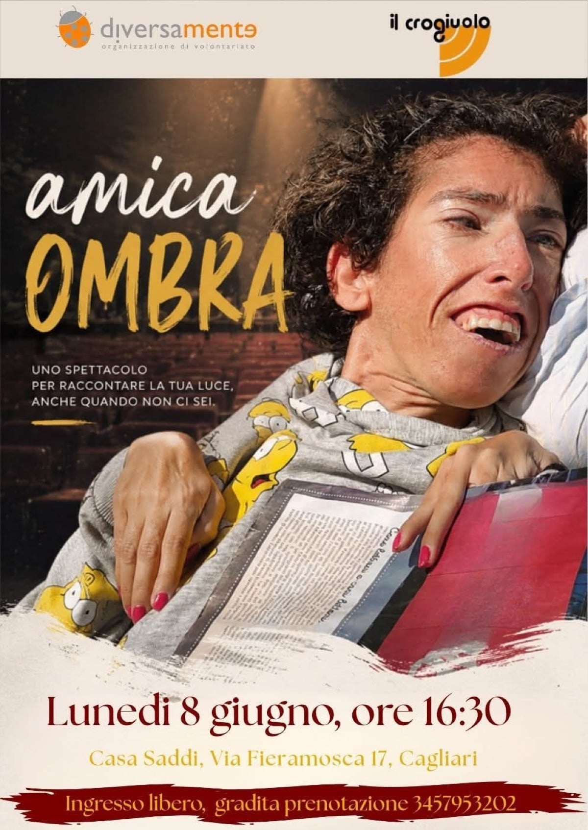 “Amica Ombra”, a Cagliari il teatro dell’inclusione: in scena le emozioni e il talento delle persone autistiche - 