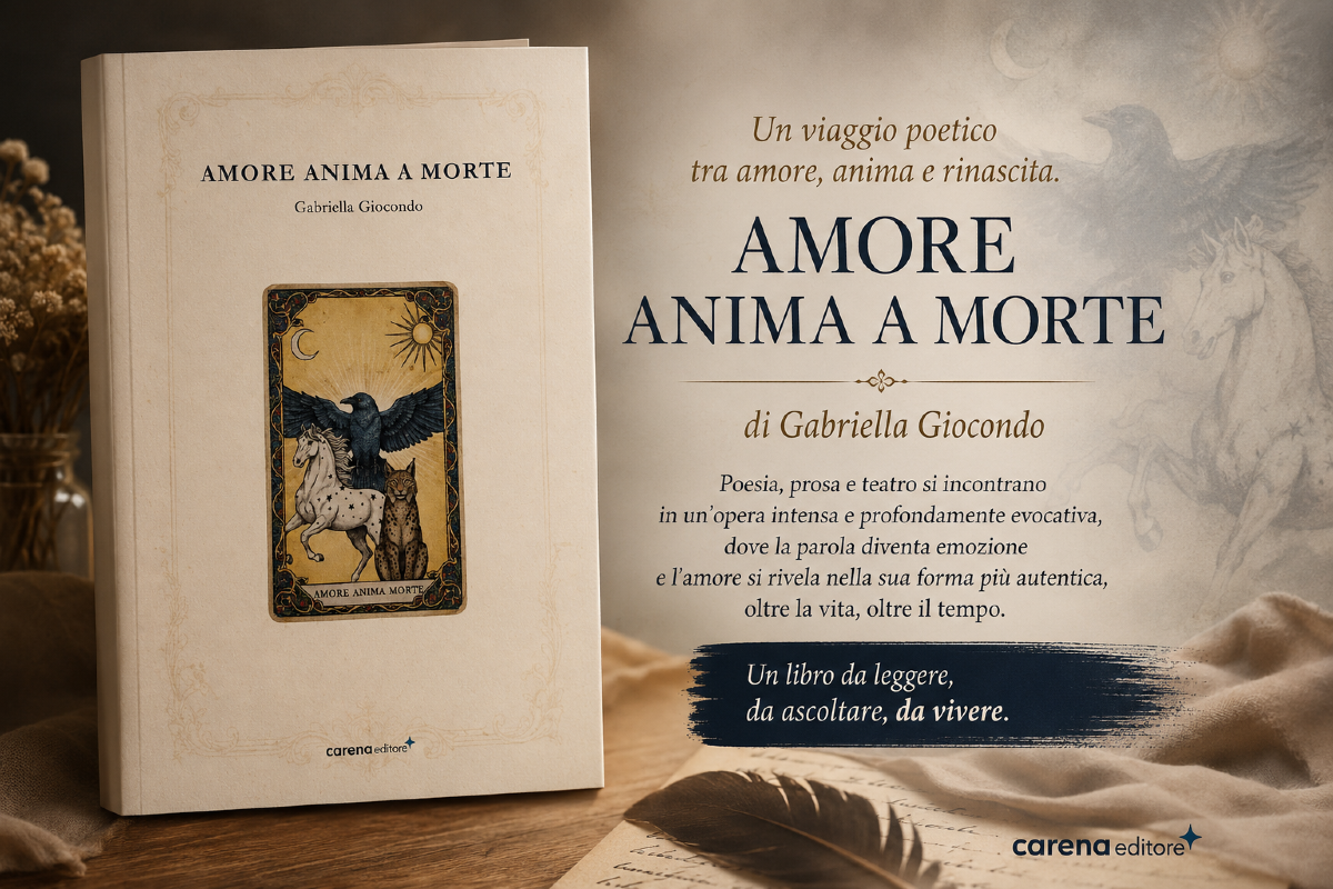 "Amore Anima a Morte": il viaggio poetico di Gabriella Giocondo tra sentimento, spiritualità e rinascita - 