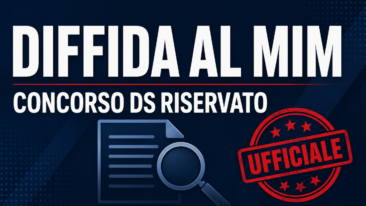 Concorso riservato dirigenti scolastici, diffida al Mim: contestati i requisiti di decine di vincitori - La Voce della Scuola