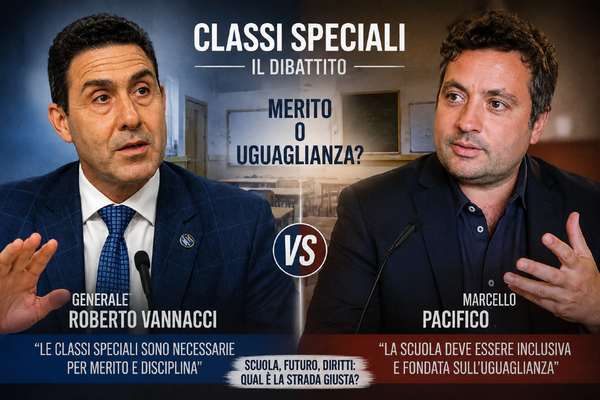 Classi speciali: il caso Vannacci e la risposta sindacale. Cronaca di un dibattito retrogrado  - Roberto Vannacci e Marcello Pacifico - classi speciali