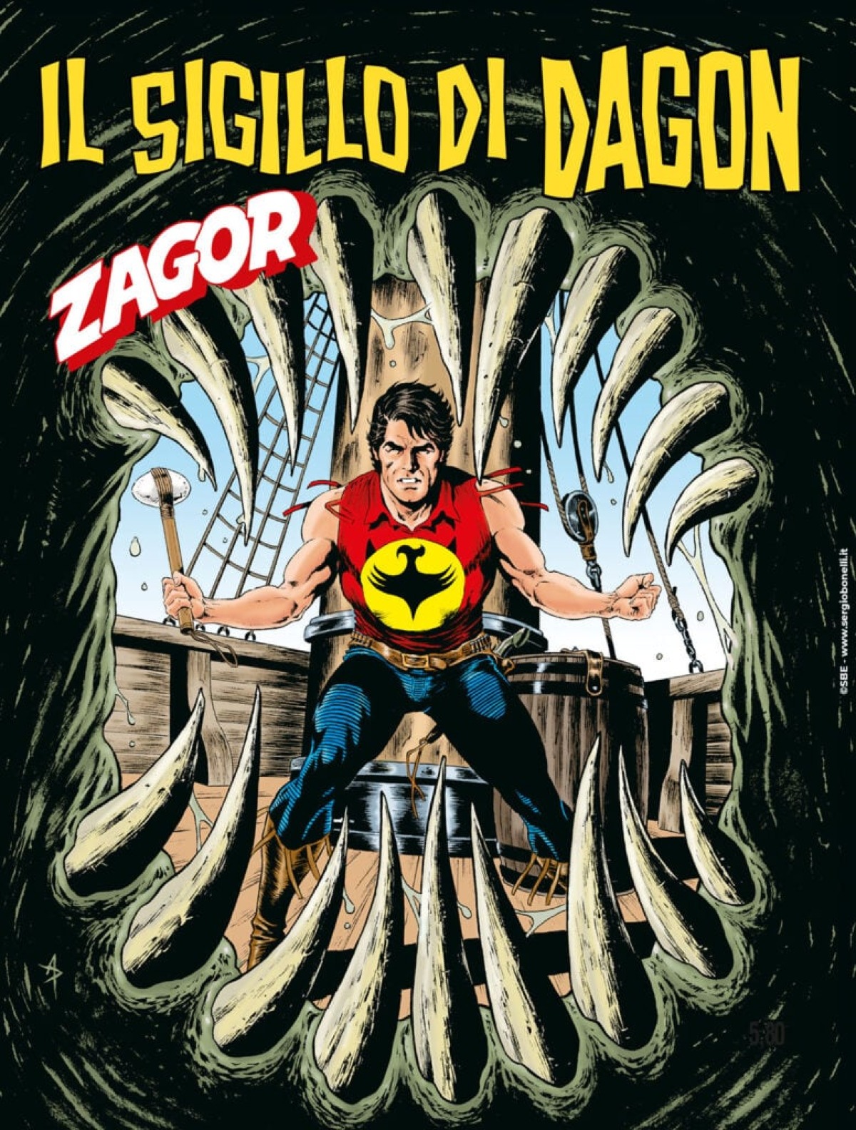 Recensione dell'albo mensile Zagor n. 783 – Il sigillo di Dagon: gli abissi dell'ignoto, firmato dallo sceneggiatore lucchese Giorgio Giusfredi - 
