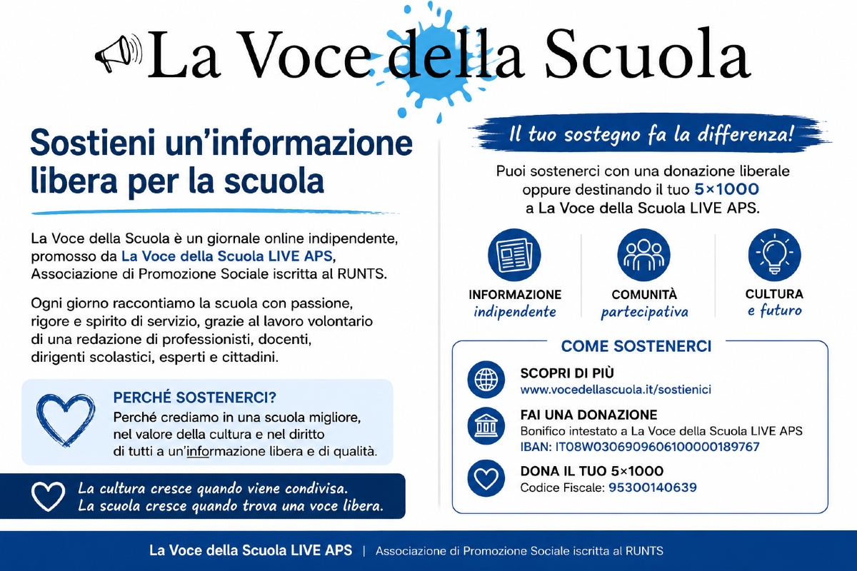  Sostieni un'informazione libera per la scuola - 