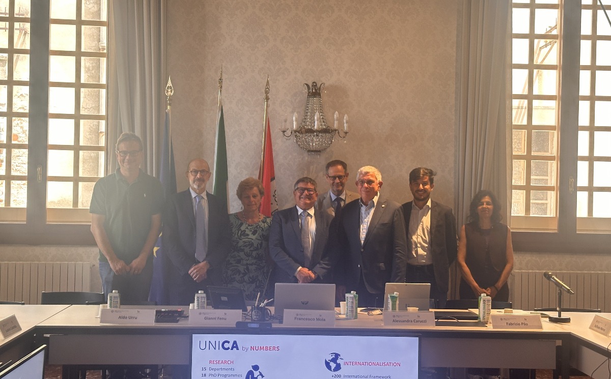 Incontro tra Mola e l'ex Rettore dell'Università di Friburgo Klaus-Dieter Barbknecht - 