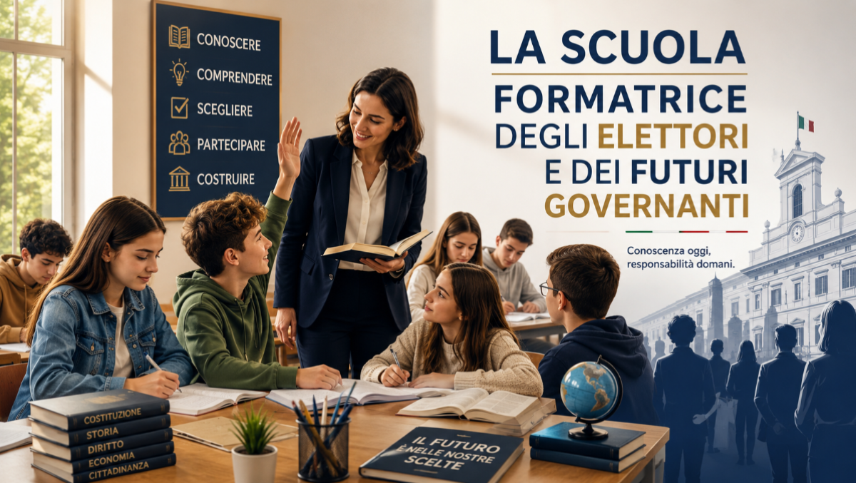 La scuola formatrice degli elettori e dei futuri governanti - 