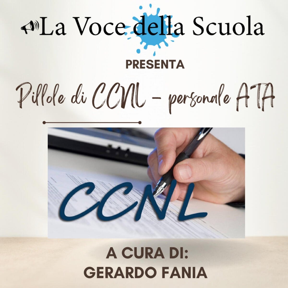 Personale ATA, la colonna invisibile della scuola - pillole di CCNL_Gerardo Fania