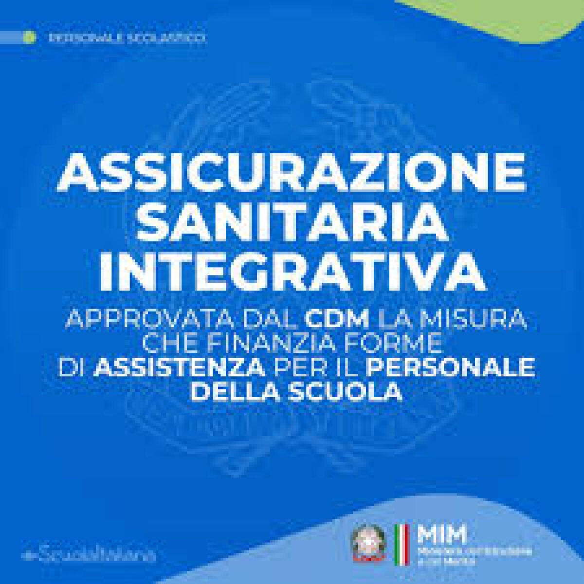 Assicurazione sanitaria per i lavoratori della scuola - 