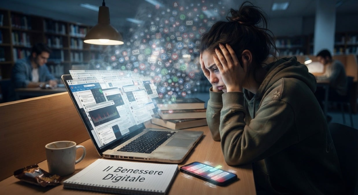"Custodire l'attenzione: il benessere digitale tra sovraccarico cognitivo e tecnostress" - 