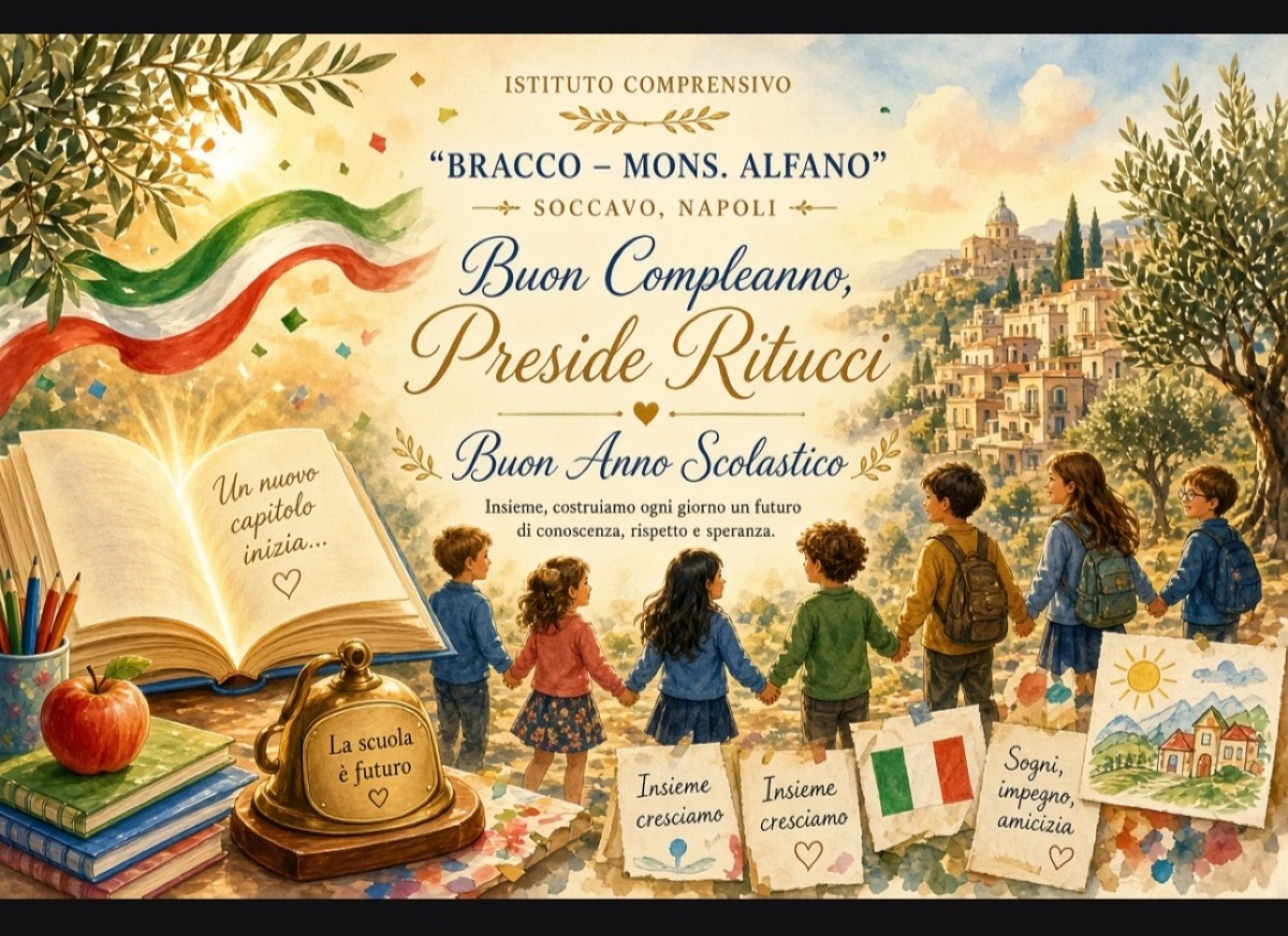 Una nuova pagina da scrivere insieme: buon compleanno, Preside Ritucci - 