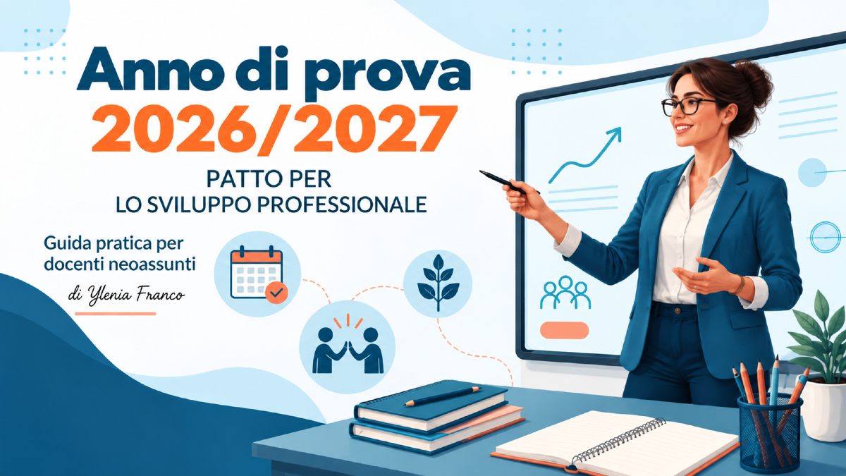 Anno di prova 2026/2027: patto di sviluppo professionale - 